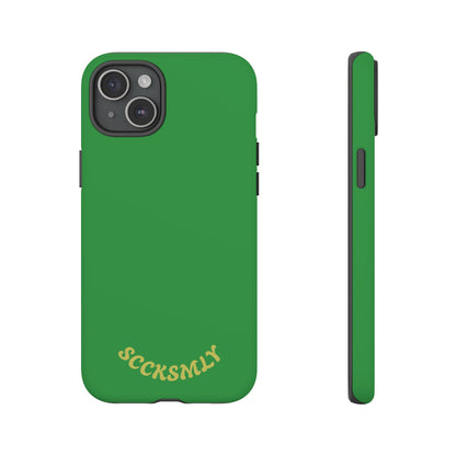 SOLID Green Grin Tough Case for Apple