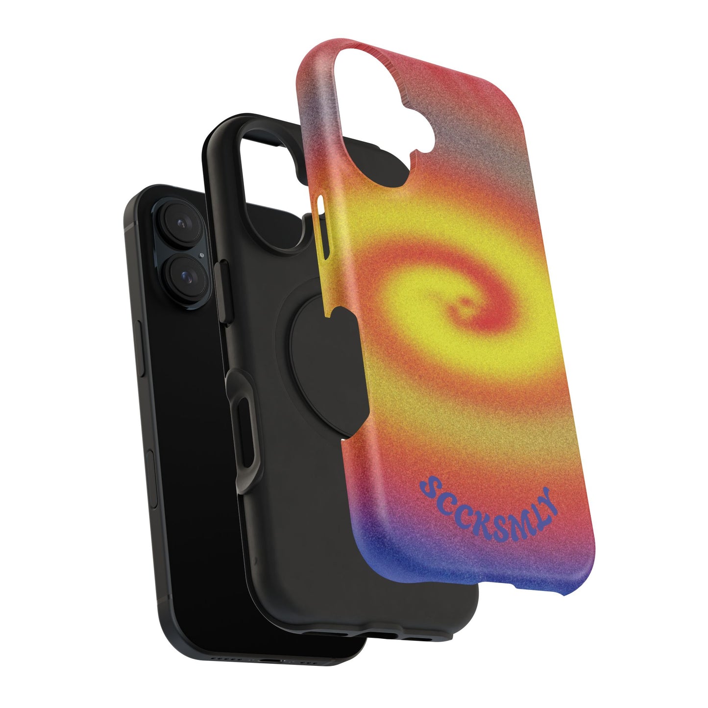 Toxic Spiral Tough Phone Case for Apple