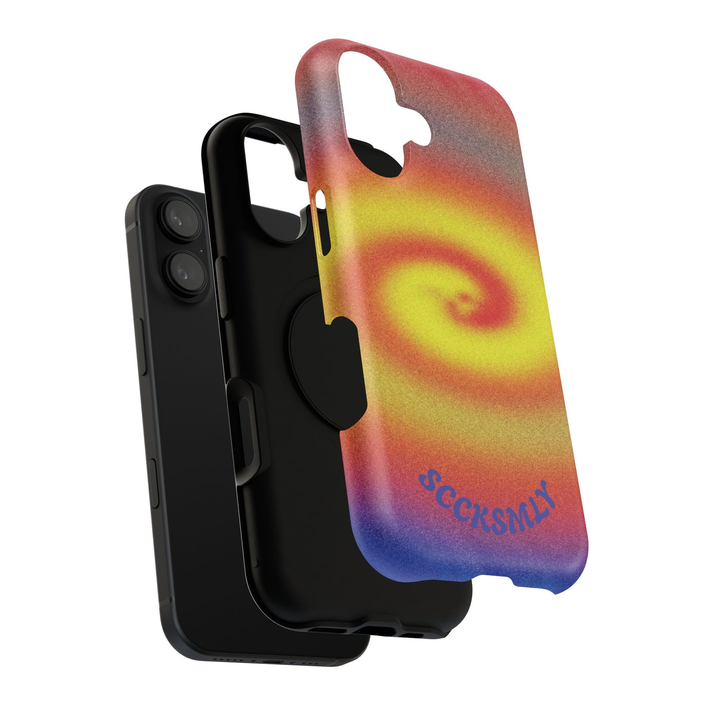 Toxic Spiral Tough Phone Case for Apple