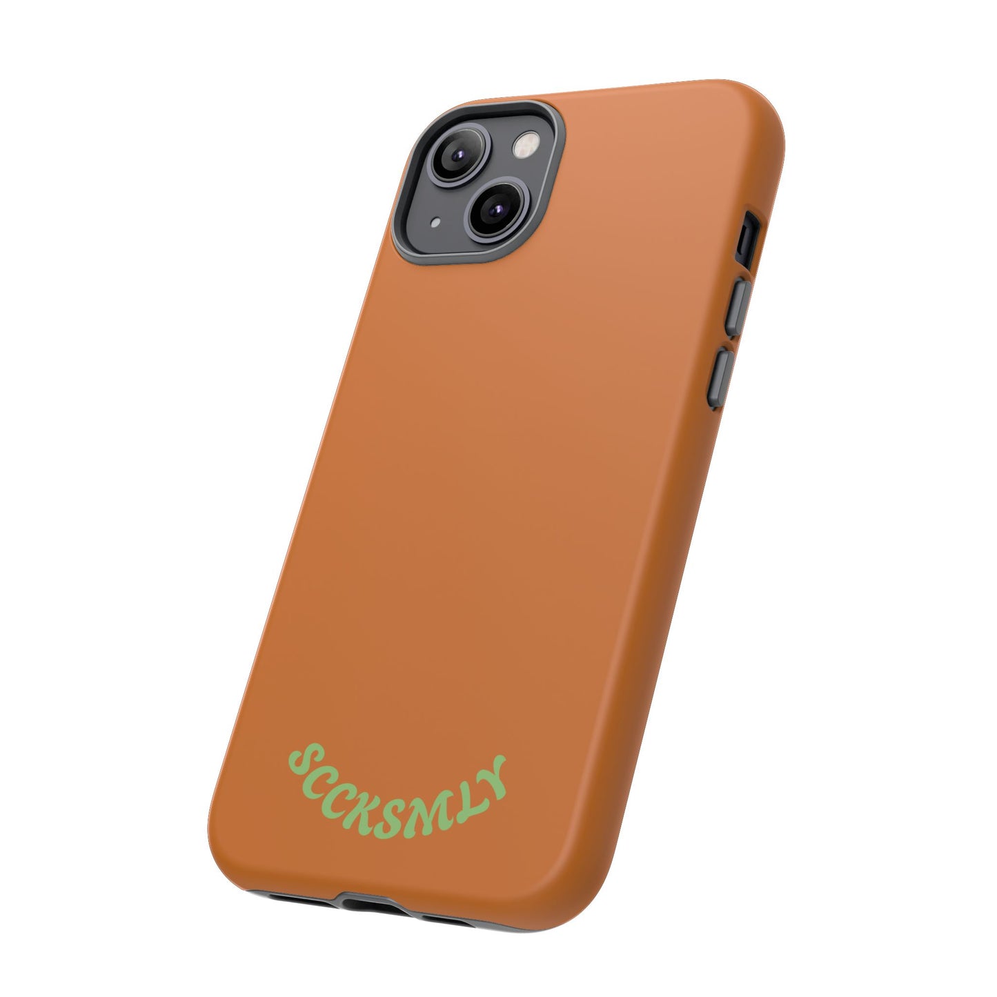 SOLID Terracotta Caoal Tough Case for Apple