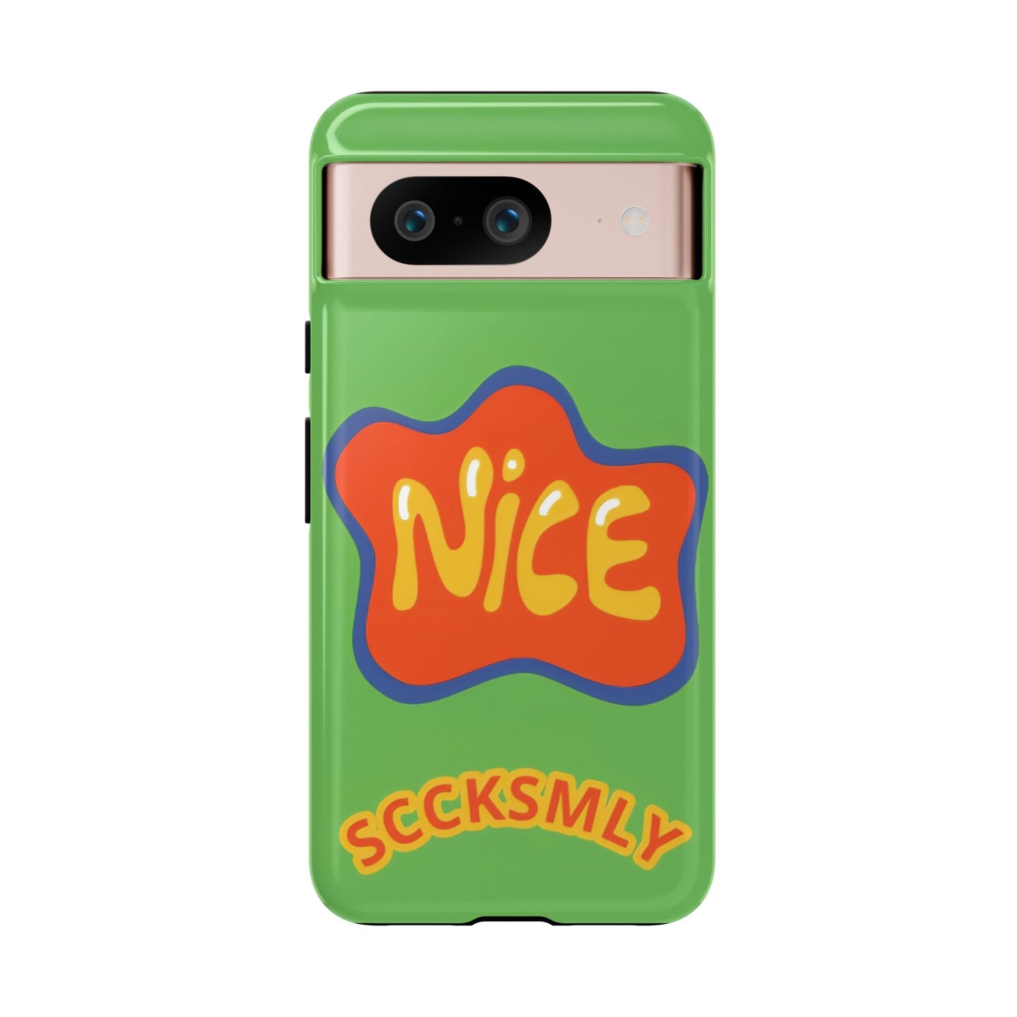 Green "NICE" Tough Phone Case for Google Pixel