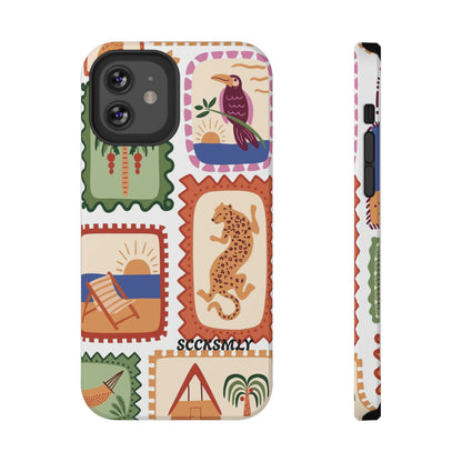 Tropical Print Phone Case for Apple