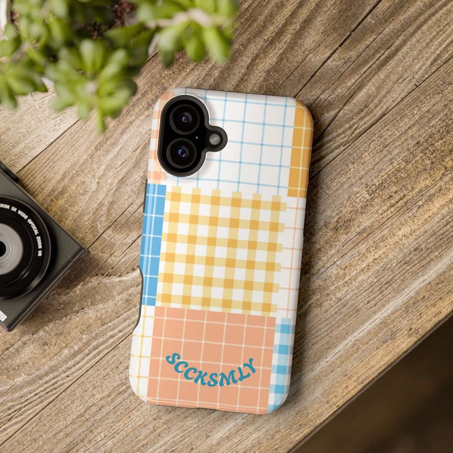 Joy Checkmate Phone Case for Apple