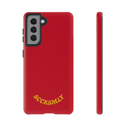 SOLID Calm Cherry Tough Case for Samsung