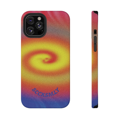 Toxic Spiral Tough Phone Case for Apple