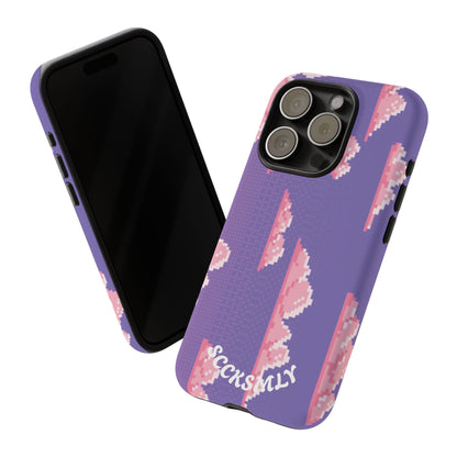 Purple Cotton Candy Sky Tough Phone Case for Apple
