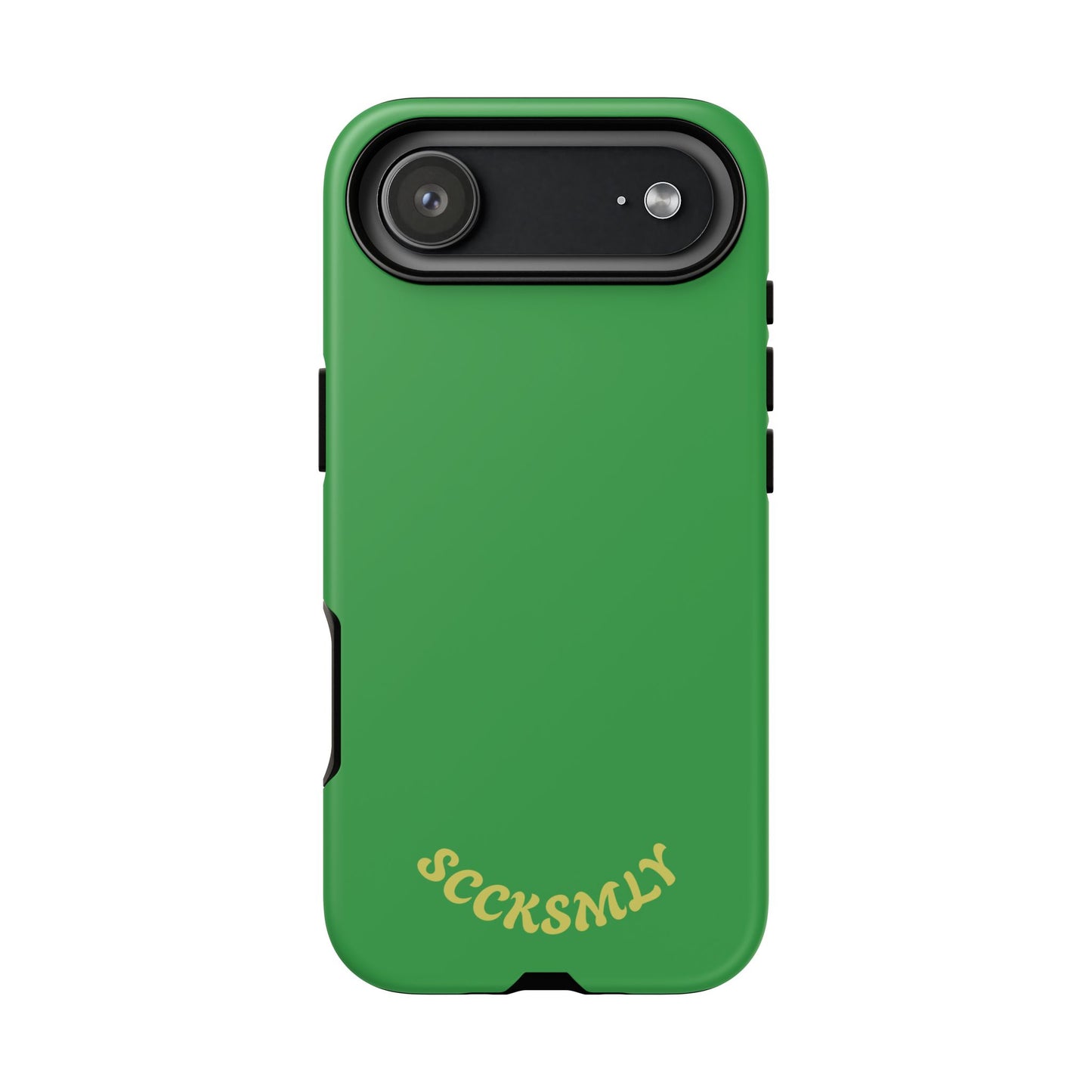SOLID Green Grin Tough Case for Apple