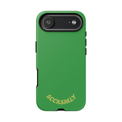 SOLID Green Grin Tough Case for Apple