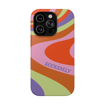 Curvy Swirl Phone Case for Apple
