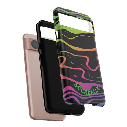 Dark Rainbow Tough Case For Google Pixel
