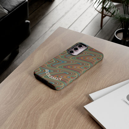 Earthly Waves Tough Phone Case for Samsung