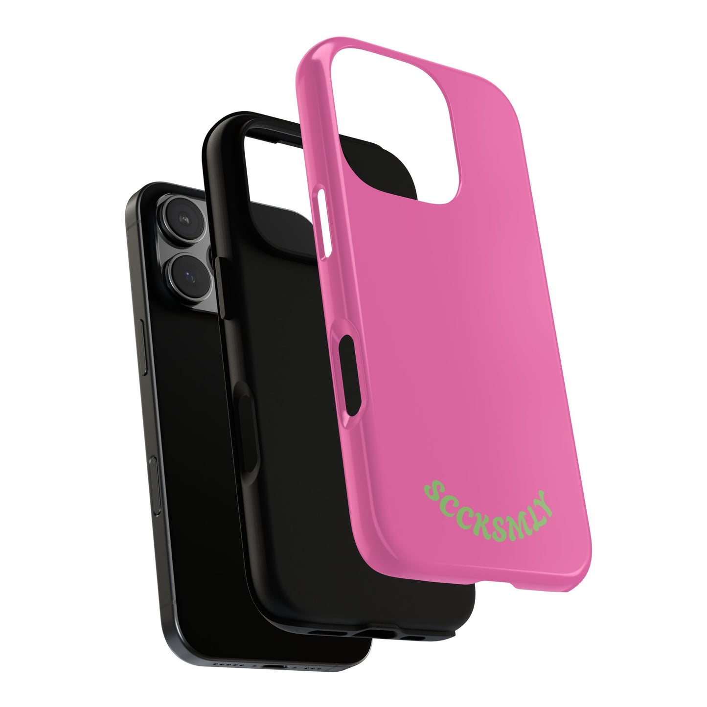 SOLID Sweet Static Pink Tough Case for Apple