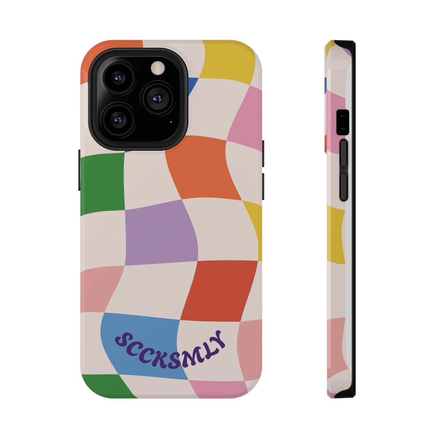 Checker Flicker Phone Case "IOS or Apple"