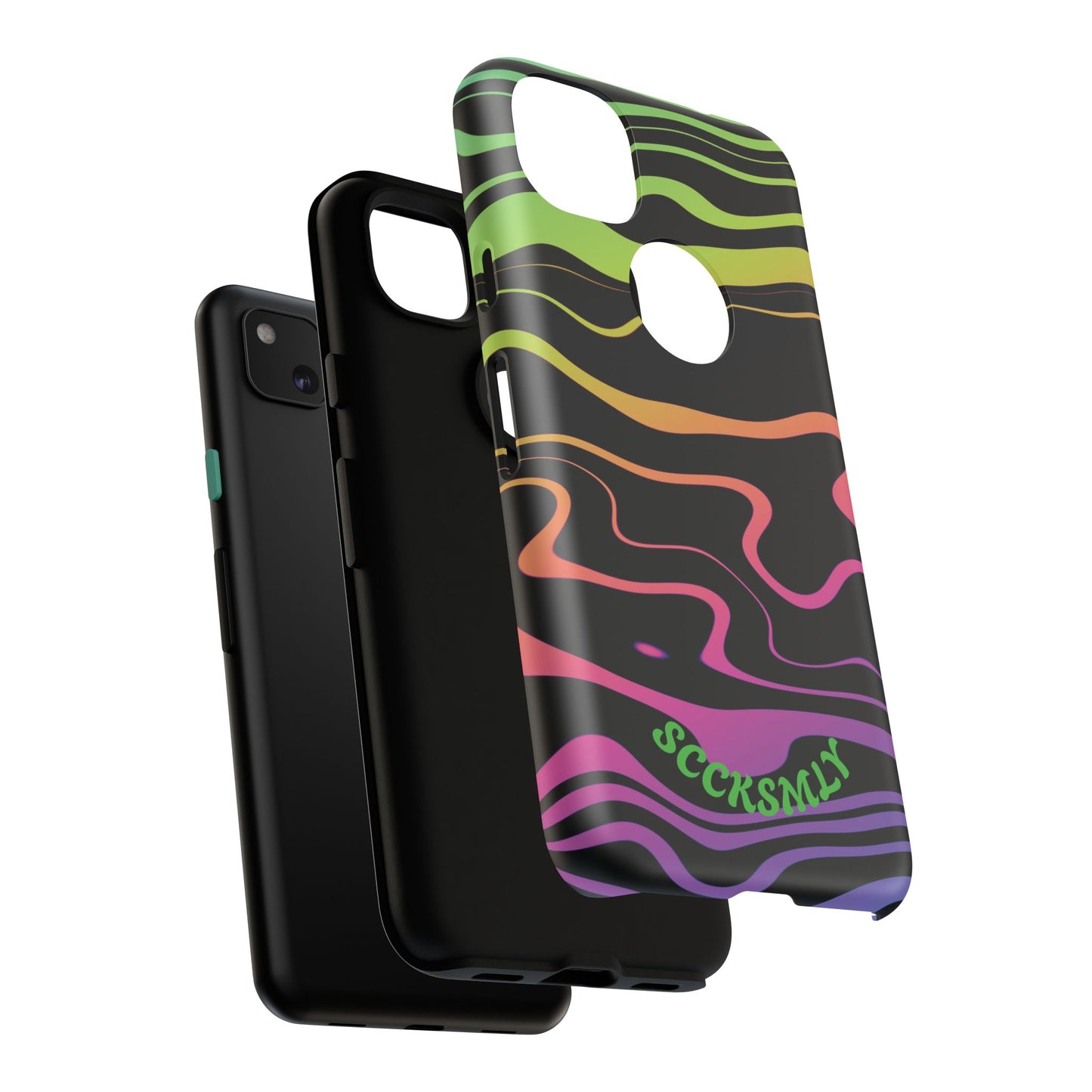 Dark Rainbow Phone Case For Google Pixel