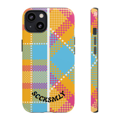 Pattern Punch Phone Case for Apple