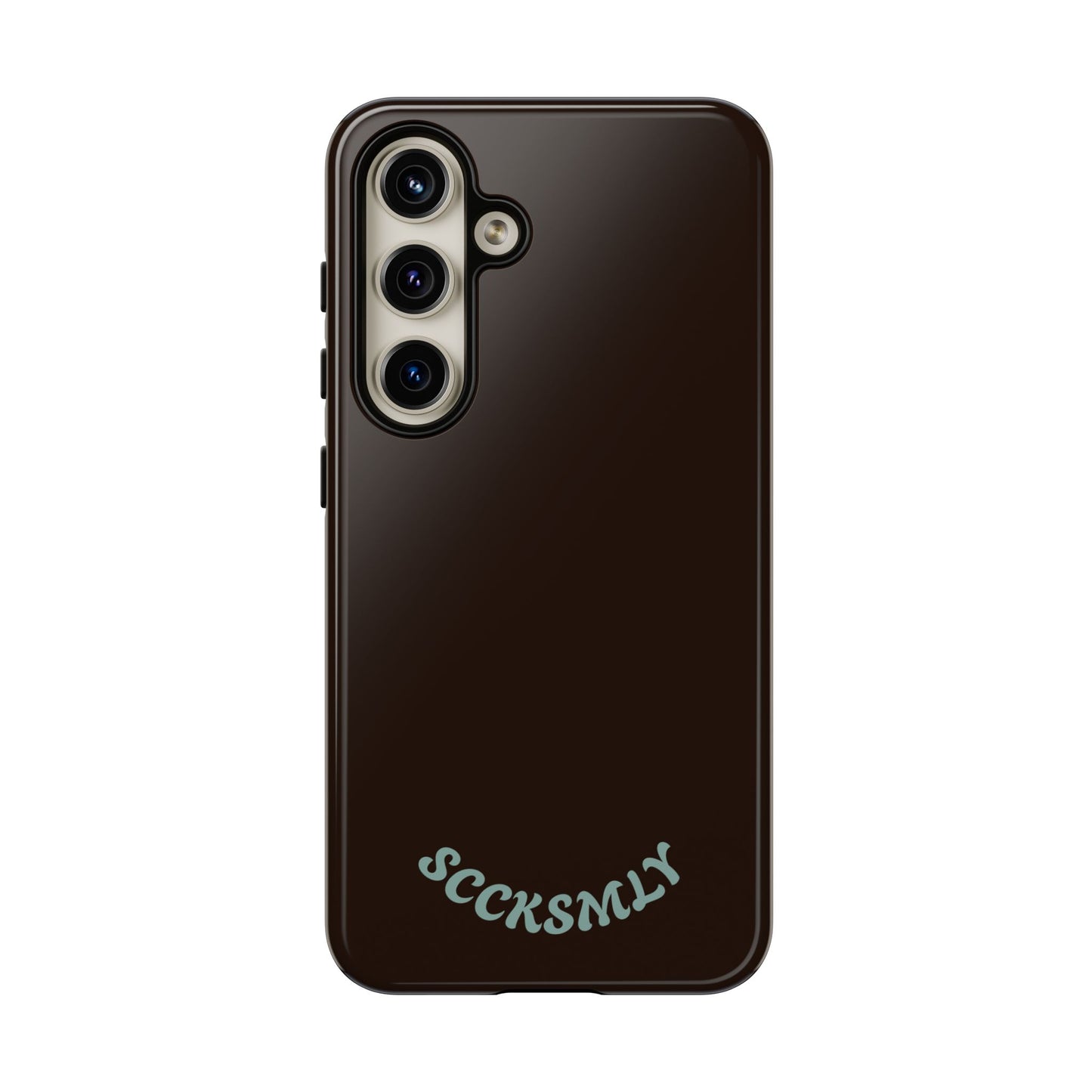 SOLID Espresso Mint Tough Phone Case for Samsung