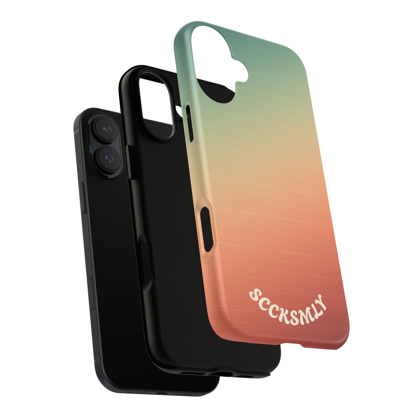 Warm Ombré Tough Phone Case for Apple
