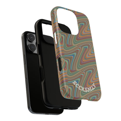 Earthly Waves Tough Phone Case for Apple
