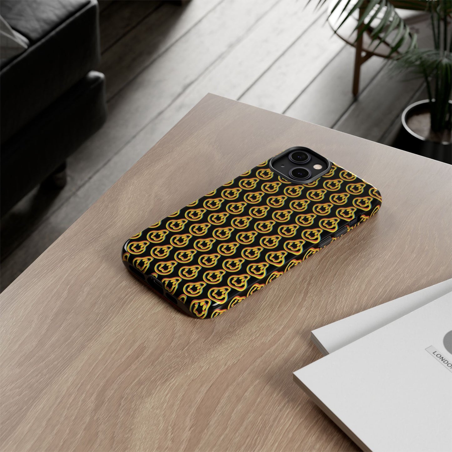 Solid SCCKSMLY Tough Phone Case for Apple