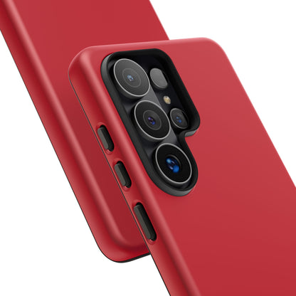 SOLID Calm Cherry Tough Case for Samsung