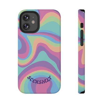 Pastel Swirl Phone Case for Apple