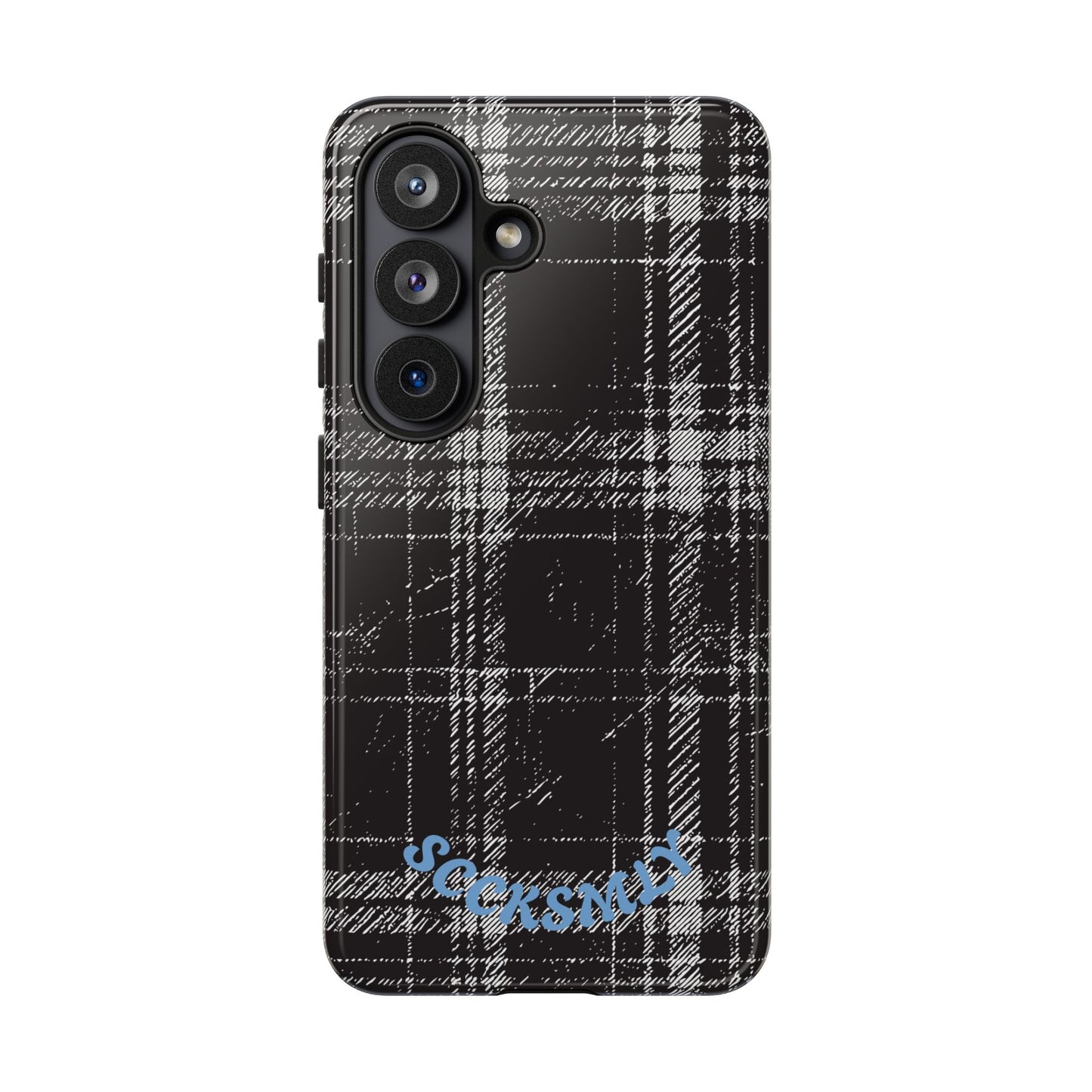 Smoky Grungy Plaid Phone Case for Samsung