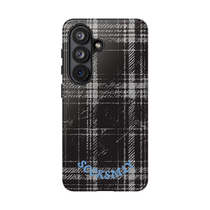 Smoky Grungy Plaid Phone Case for Samsung