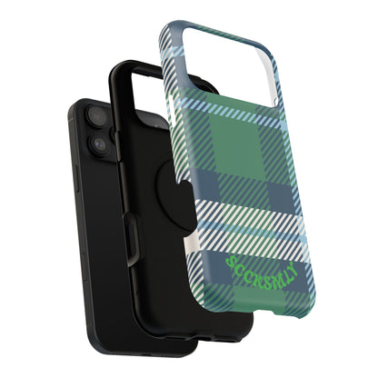 Earth and Sky Plaid Phone Case for Apple