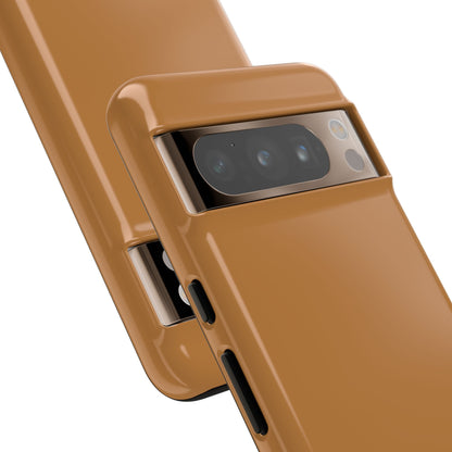 SOLID Spice Caramel Tough Case for Google Pixel