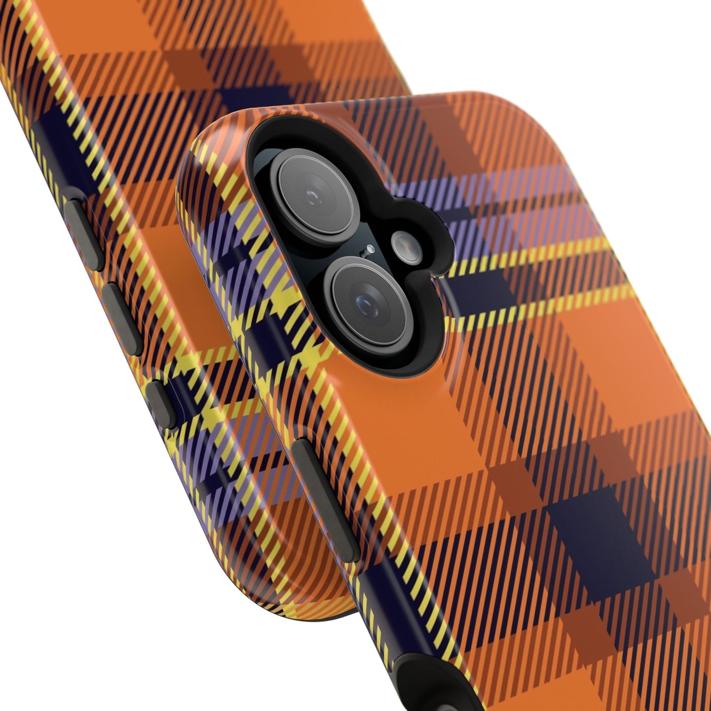 Orange Sickle Plaid  Phone Case for Apple