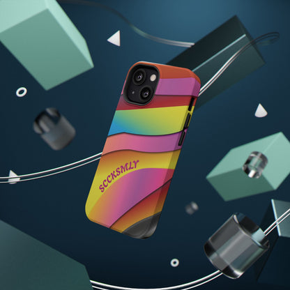Modern Retro Rainbow Phone Case for Apple