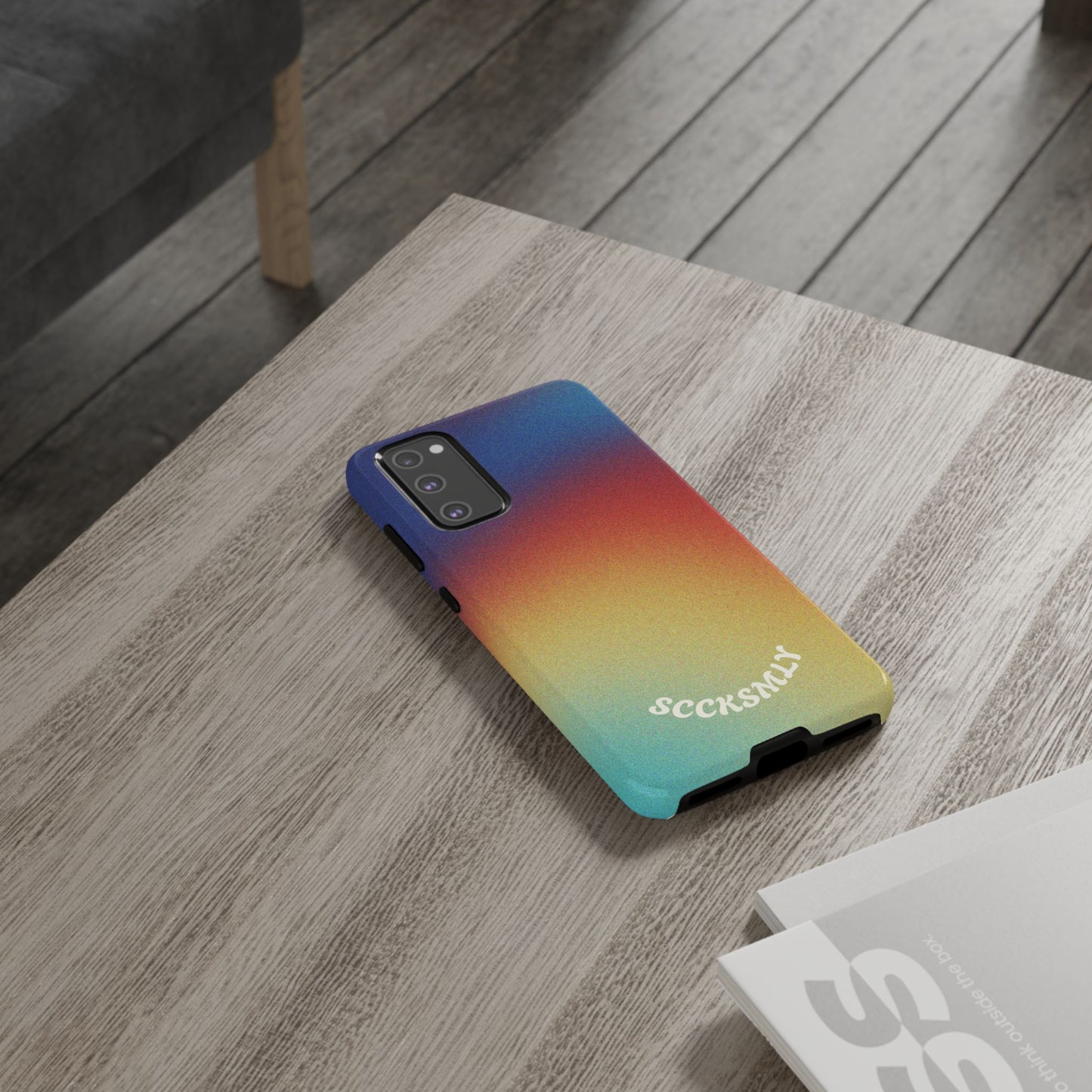 Faded Sunset Aura Tough Phone Case for Samsung