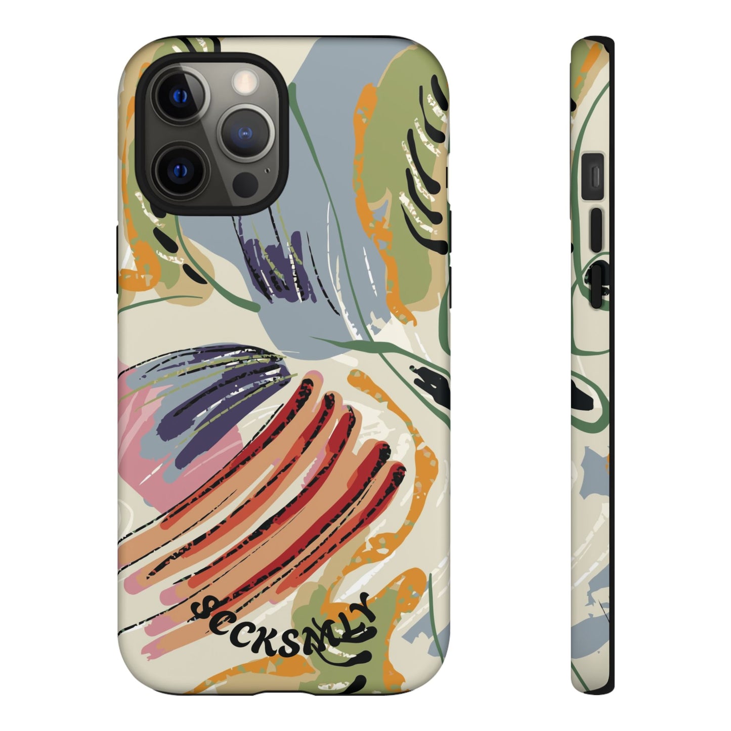 Botanical Strokes Palette Tough Phone Case for Apple