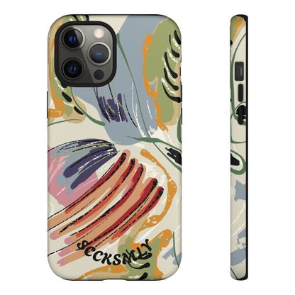 Botanical Strokes Palette Tough Phone Case for Apple