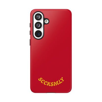 SOLID Calm Cherry Tough Case for Samsung