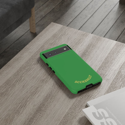 SOLID Green Grin Tough Case for Google Pixel
