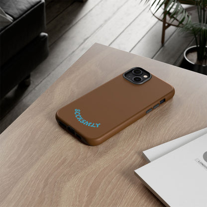 SOLID Chocolate Coco Tough Case for Apple