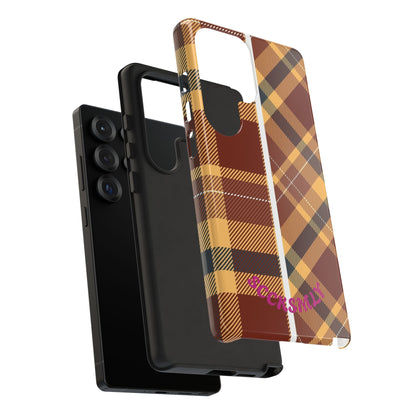 Autumn Plaid Phone Case for Samsung