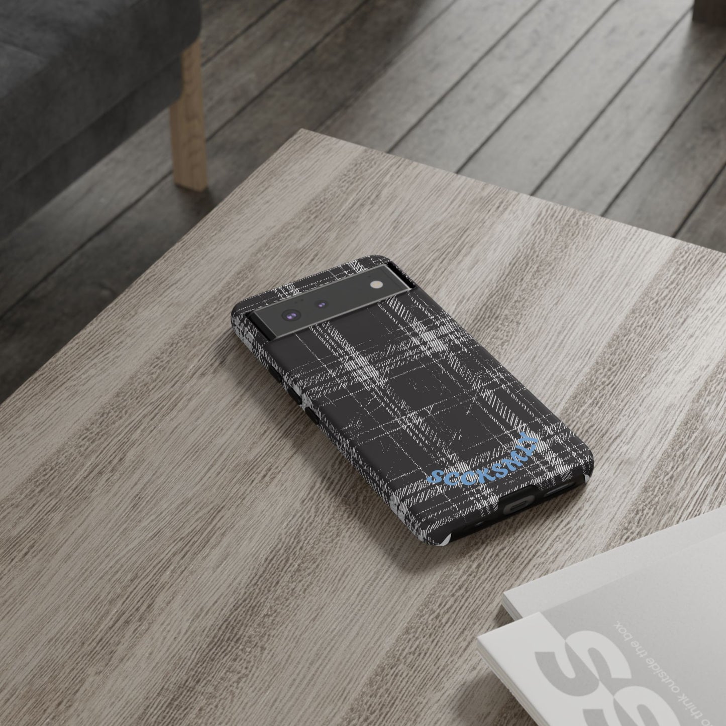 Smoky Grungy Plaid Phone Case for Google Pixel