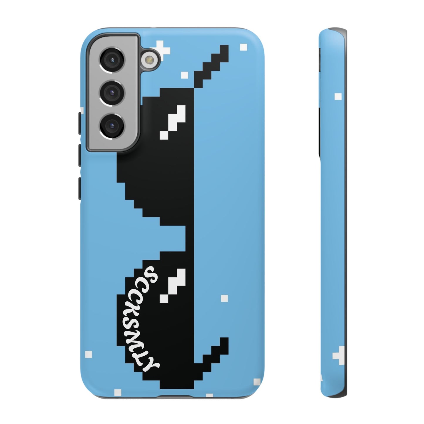 Pixel Glass Tough Phone Case for Samsung