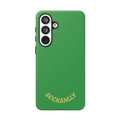 SOLID Green Grin Tough Case for Samsung