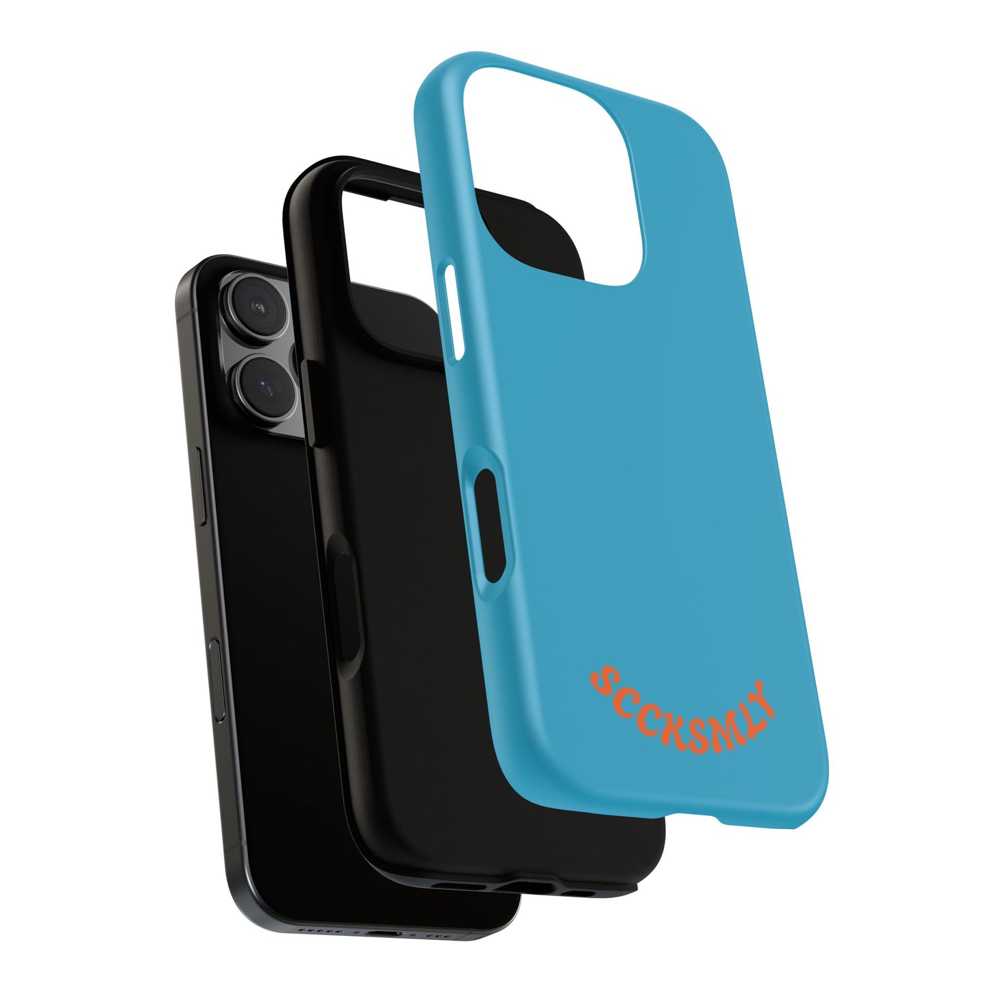 SOLID Blue Spook Tough Case for Apple