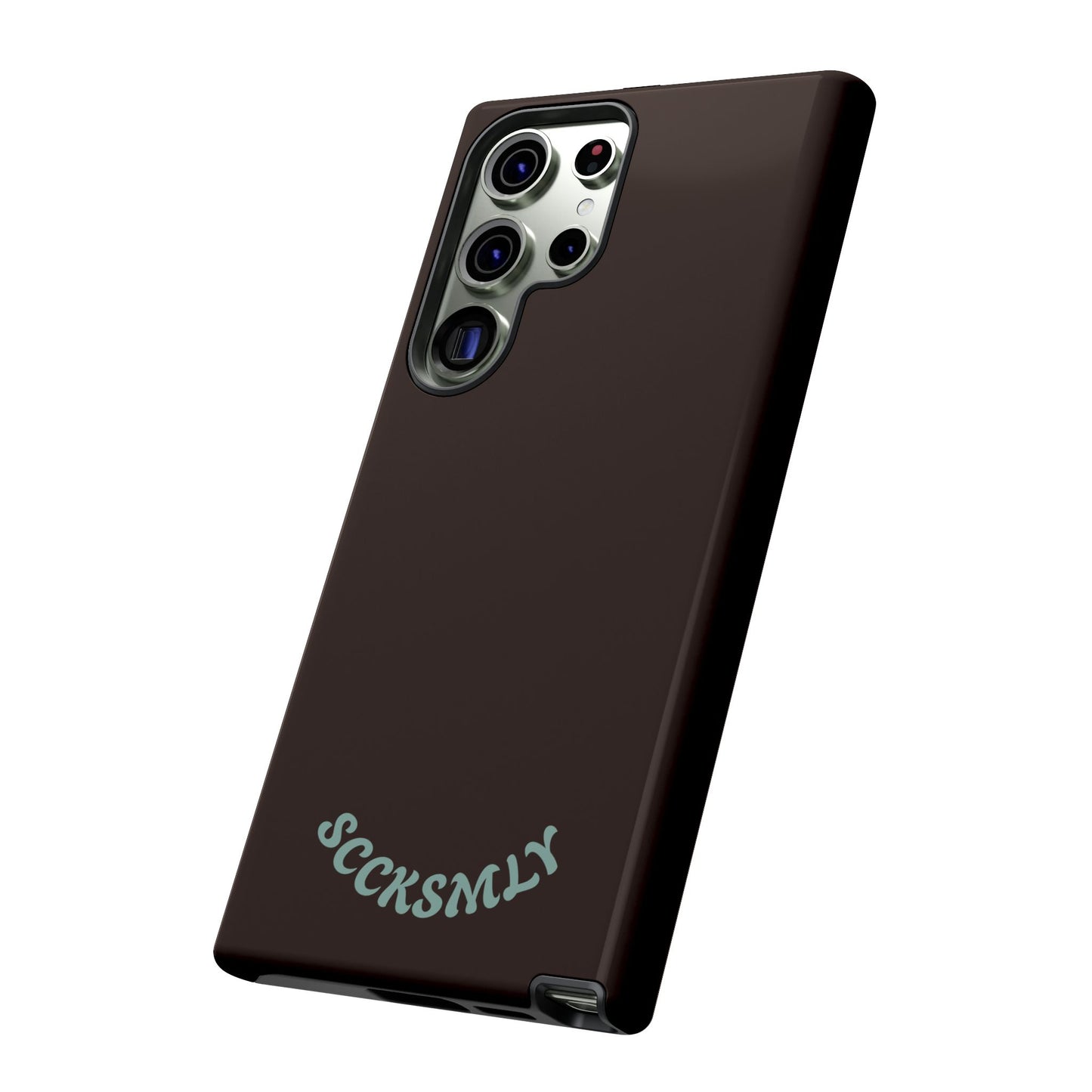 SOLID Espresso Mint Tough Phone Case for Samsung