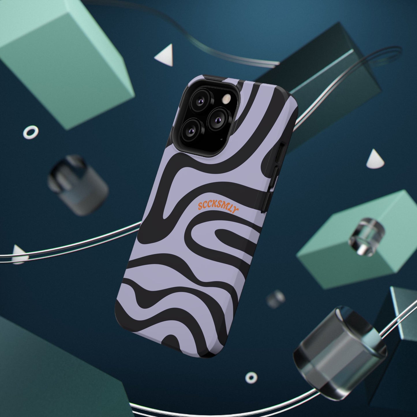 Purple Swirl Phone Case for Apple