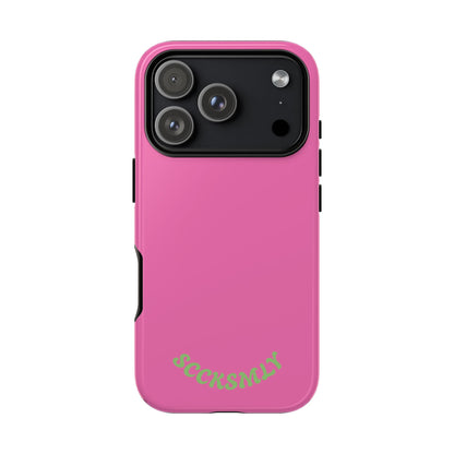 SOLID Sweet Static Pink Tough Case for Apple