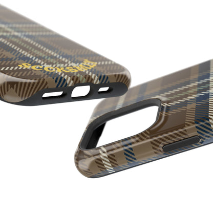 Earth and Sky Plaid Phone Case for Apple