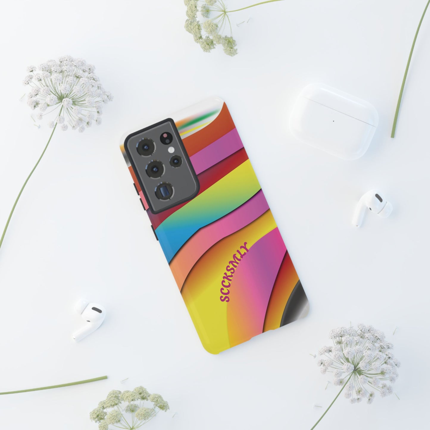 Modern Retro Rainbow Phone Case for Samsung