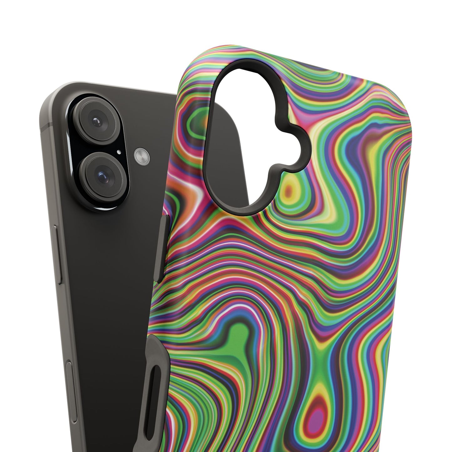 Acid Swirl Phone Case for Apple