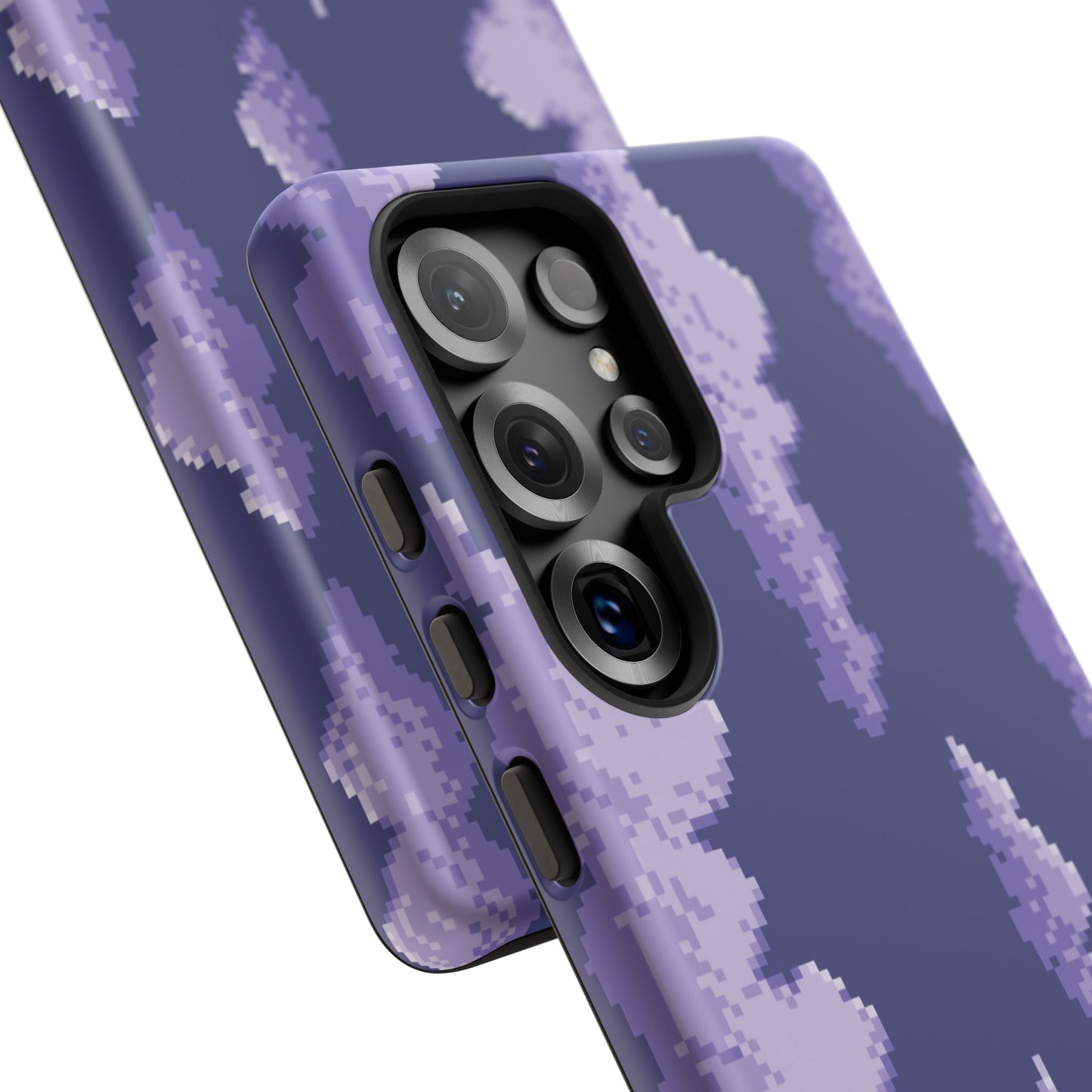 Lilac Pixel Cloud Tough Phone Case for Samsung