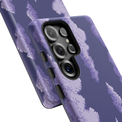 Lilac Pixel Cloud Tough Phone Case for Samsung